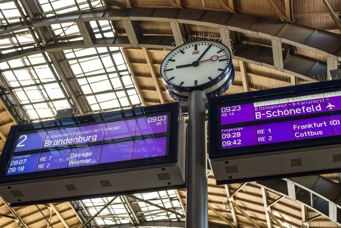 Was ist NTP? Genaue Zeit an einem Bahnhof